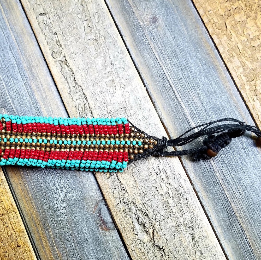 Double-Sided Beaded Bracelet